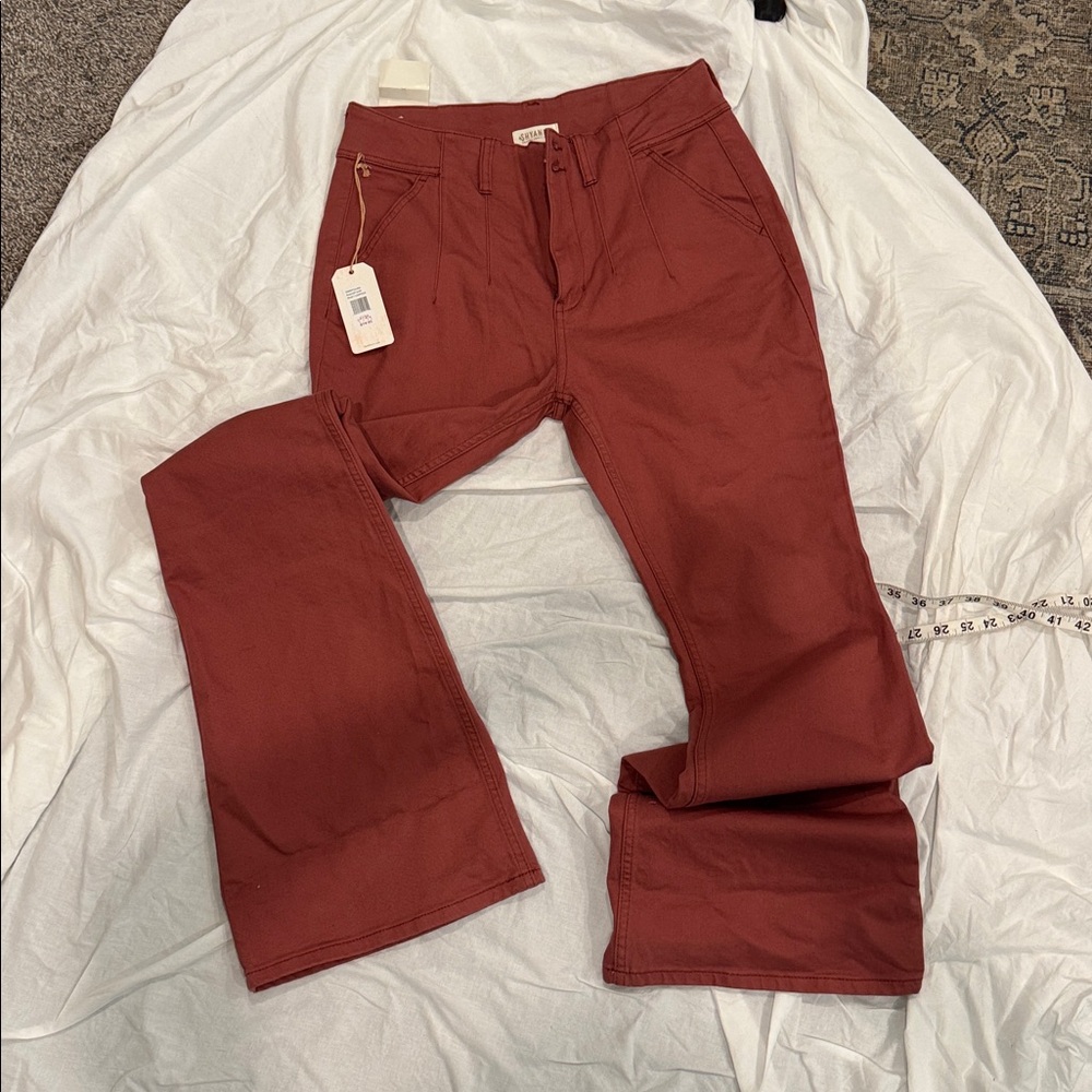 Shyanne Super High Rise Flare Pants | Rust Copper | 31x34 | NWT